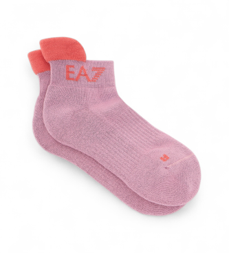 EA7 para mujer. 7W000811_AF19325 Calcetines Tennis Pro rosa (L), Homewear, Deportivo, Algodón