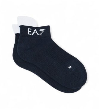 EA7 para mujer. 7W000811_AF19325 Calcetines Tennis Pro marino (XS), Homewear, Deportivo, Algodón