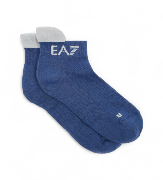 EA7 para mujer. 7W000811_AF19325 Calcetines Tennis Pro azul (M), Homewear, Deportivo, Algodón