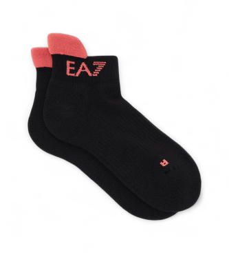EA7 para mujer. 7W000811_AF19325 Calcetines Tennis Pro negro (L), Homewear, Deportivo, Algodón
