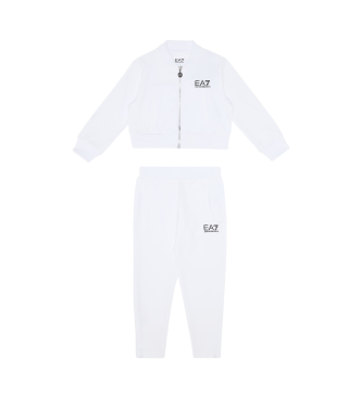 EA7 para niña. 7G000111_AF12114 Chándal de tejido técnico VENTUS7 Tennis Pro blanco (10Años= 142cm), Casual, Deportivo, Multideporte, Poliés