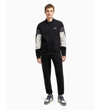 Imagen EA7 para hombre. 7M000282_AF12660 Chándal Summer Block negro (XL), Casual, Deportivo, Multideporte, Poliéster, Manga larga