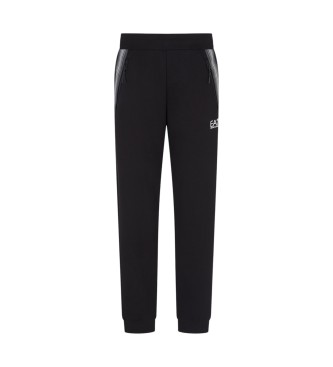 EA7 para hombre. 7M000965_AF10377 Pantalón 7 Lines ASV negro (L), Casual, Deportivo, Algodón, Multideporte