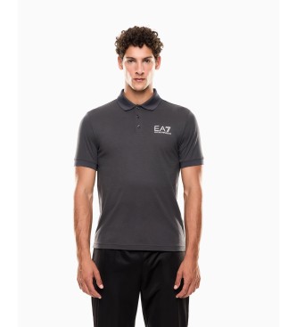 EA7 para hombre. 7M000962_AF10375 Polo 7 Lines gris oscuro (XXS), Casual, Algodón, Manga corta