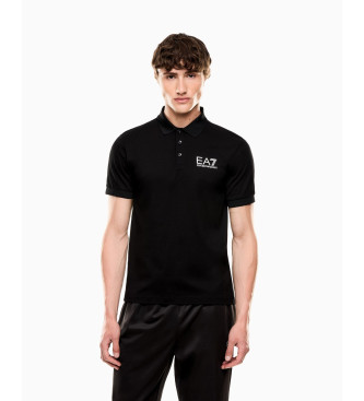 EA7 para hombre. 7M000962_AF10375 Polo 7 Lines negro (L), Casual, Algodón, Manga corta