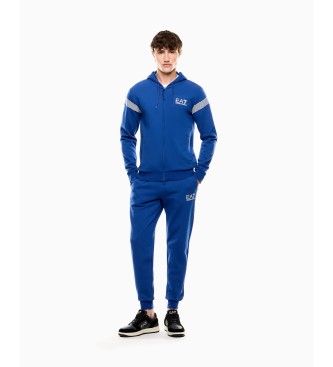 EA7 para hombre. 7M000967_AF10377 Chándal Surf azul (XL), Casual, Deportivo, Algodón, Multideporte, Manga larga