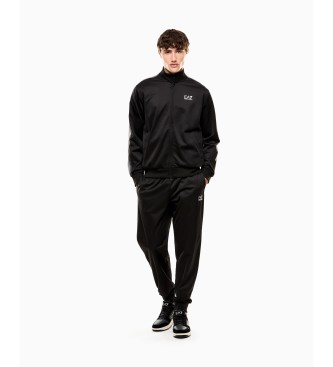 EA7 para hombre. 7M000970_AF12449 Chándal Train 7 Lines negro (L), Deportivo, Running, Sportswear, Multideporte, Poliéster, Manga larga