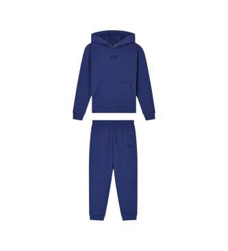 EA7 para niño. 7B000164_AF10368 Chándal Id azul (14 años= 164/166 cm), Casual, Deportivo, Algodón, Multideporte, Manga larga, moda infantil