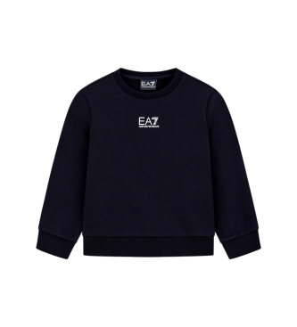 EA7 para niño. 7B000161_AF10368 Sudadera Ea negro (12Años= 154cm), Casual, Algodón, moda infantil