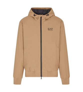 EA7 para homem. 8NPB21_PNFZZ Casaco Train Core castanho (3XL), Marrom, Casual, Poliéster