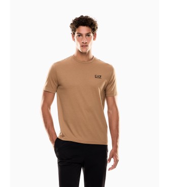 EA7 para hombre. 8NPT25_PJVPZ Camiseta Core Pima marrón (4XL), Casual, Algodón, Manga corta