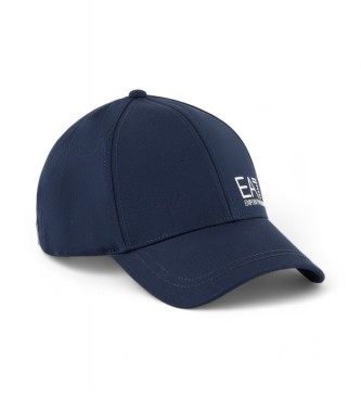 EA7 unisex. 7X000005_AF11989 Train Core basebollkeps i marinblå bomull (XS), Casual, Marino