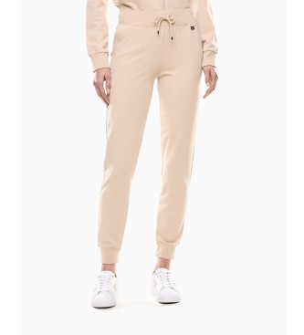 EA7 para mujer. 7W000461_AF13135 Pantalón Core Lady beige (L), Casual, Algodón