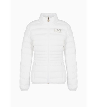 EA7 para mujer. 8NTB23_TNF8Z Chaqueta de plumas plegable Core con capucha blanco 3
