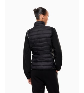 EA7 para mujer. 7W000472_AF12477 Chaleco acolchado plegable Core negro (S), Casual, Poliamida 3
