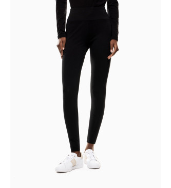 EA7 para mujer. 7W000459_AF12484 Mallas de algodón elástico Core Lady negro (3XL), Deportivo, Multideporte