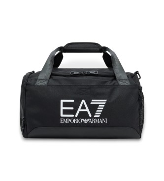 EA7 unisex. 7X000012_AF19722 Bolsa pequeña con maxilogotipo Train Core negro (OSFA), Casual, Poliéster