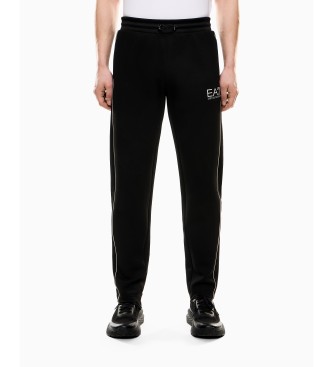 EA7 para hombre. 7M000672_AF14146 Pantalón Gold negro (S), Casual, Poliéster
