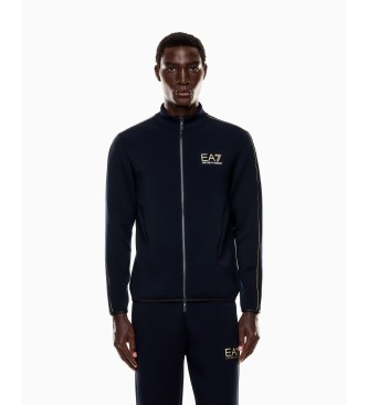 EA7 para hombre. 7M000670_AF14146 Chaqueta Gold Label marino (3XL), Casual, Deportivo, Multideporte, Poliéster