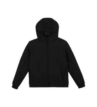 EA7 para niño. 7B000166_AF16826 Chaqueta Monogram Logo negro (4Años= 106cm), Casual, Poliéster, moda infantil