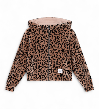 EA7 para niña. 7G000115_AF15937 Sudadera Train Graphic Series Fancy Brownie (16Años= 118cm), Casual, Verde, Poliéster, AWPS (Izas), moda inf