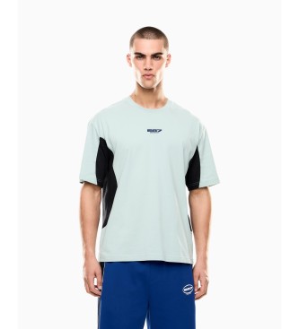 EA7 para hombre. 7M000771_AF19224 Camiseta Graphic Series de punto azul (XL), Casual, Algodón, Manga corta