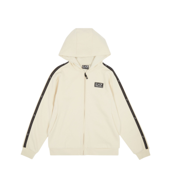 EA7 para niño. 7B000193_AF10368 Sudadera Logo beige (10Años= 142cm), Casual, Algodón, moda infantil