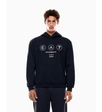 EA7 para hombre. 7M000978_AF17787 Sudadera Actual marino (XS), Casual, Algodón, Manga larga