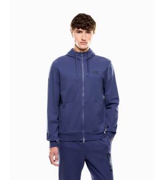 EA7 para hombre. 7M000568_AF13512 Sudadera Logo Series azul (M), Casual, Algodón