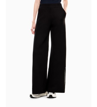 EA7 para mujer. 7W000526_AF13151 Pantalón Logo Series negro (S), Casual, Algodón