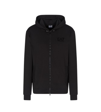 EA7 para hombre. 7M000760_AF13865 Sudadera Train Lux negro (S), Casual, Poliéster