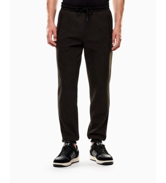 EA7 para hombre. 7M001120_AF17982 Pantalón Lux negro (S), Casual, Poliéster