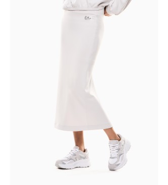 EA7 para mujer. 7W000792_AF12643 Falda Precious blanco (XL), Casual, Poliéster