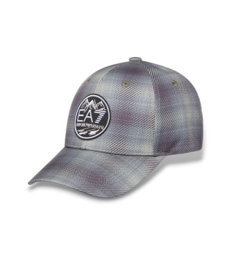 EA7 unisex. 7X000258_AF14435 Gorra Apres Ski gris (M), Casual, Poliéster