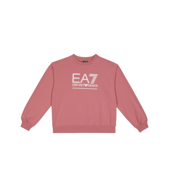 EA7 para niña. 7G000103_AF13135 Sudadera Delicada rosa (16Años= 118cm), Casual, Algodón, Manga larga, moda infantil