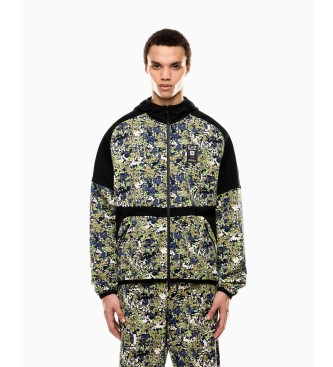 EA7 para hombre. 7M000917_AF12660 Sudadera Visibility ASV verde (M), Casual, Algodón