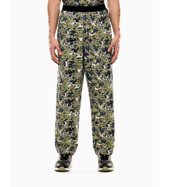 EA7 para hombre. 7M000918_AF12660 Pantalón Visibility ASV verde (M), Casual, Camuflaje, Algodón