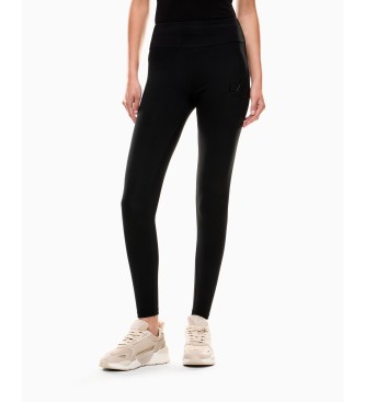 EA7 para mujer. 7W000426_AF12484 Leggings Visibility High Waist negro (3XL), Deportivo, Algodón, Multideporte