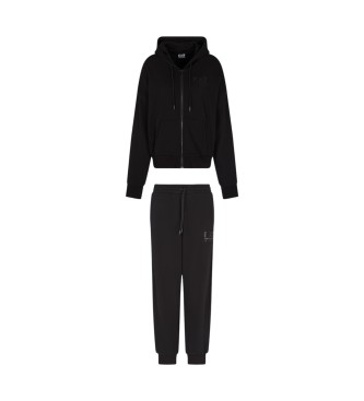 EA7 para mujer. 7W000420_AF12473 Chándal Visibility negro (XL), Casual, Deportivo, Algodón, Multideporte, Manga larga