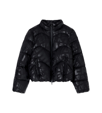 EA7 para niña. 7G000163_AF16408 Chaqueta Winter negro (12Años= 154cm), Casual, Poliéster, moda infantil