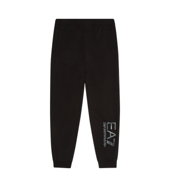 Ea7 Chicos Negro, Transparente Para Niño. 6Dbp53_bj05z Pantalón De Chándal Con Logo Negro (14Años= 164Cm), Casual, Deportivo, Algodón, Multideporte, Moda Infantil 14Años= 164Cm