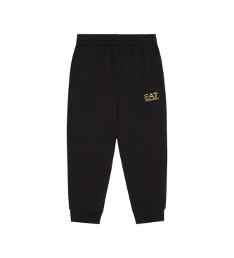 EA7 para niño. 7B000027_AF10380 Pantalón Core Identity negro (16Años= 118cm), Casual, Algodón, moda infantil