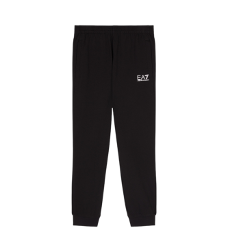 EA7 para niño. 7B000027_AF10380 Pantalón de chándal Core Identity negro (12años= 152cm), Casual, Deportivo, Algodón, Multideporte, moda infa