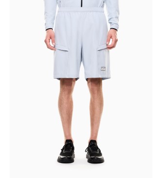 EA7 para hombre. 7M001377_AF13392 Pantalones Cortos Ventus7 M Azul (XS), Deportivo, Sportswear, Multideporte, Poliéster