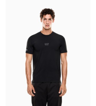EA7 para hombre. 7M000635_AF17770 Camiseta Dynamic Athlete negro (3XL), Casual, Deportivo, Multideporte, Poliéster, Manga corta