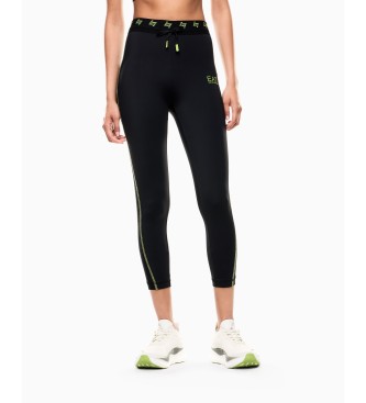 EA7 para mujer. 7W000585_AF12625 Leggings Ventus7 negro (XXL), Deportivo, Poliéster
