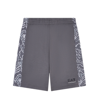 EA7 para niño. 7B000305_AF13512 Shorts Visibility gris (16Años= 168cm), Casual, Algodón, moda infantil