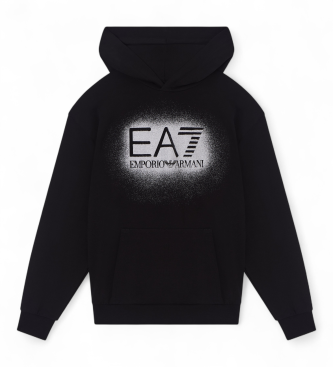 EA7 para niña. 7G000180_AF13135 Sudadera Visibility Girl negro (10Años= 142cm), Casual, Algodón, Manga corta, moda infantil