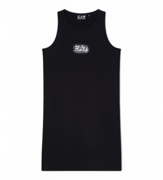 EA7 para niña. 7G000185_AF12484 Camiseta Visibility Girl negro (8Años= 130cm), Casual, Sintético, Sin mangas / Tirantes, moda infantil