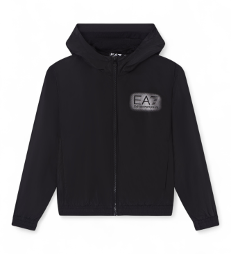 EA7 para niña. 7G000190_AF12454 Chaqueta Visibility Girl Negro (10Años= 142cm), Casual, Poliéster, moda infantil